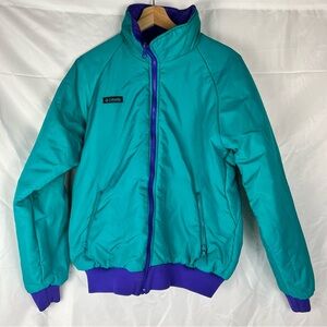 Columbia Reversable Vintage Jacket Men’s Large Great Condition with Pockets